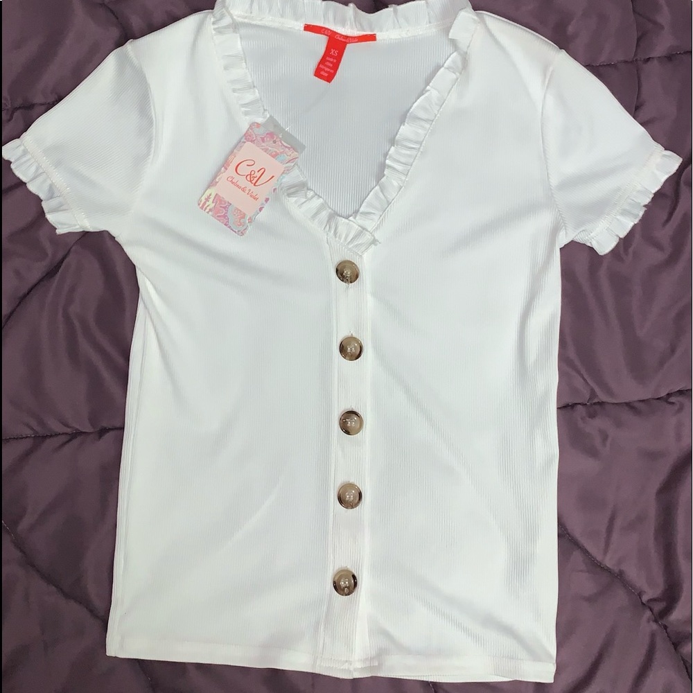 Chelsea & Violet XS white top